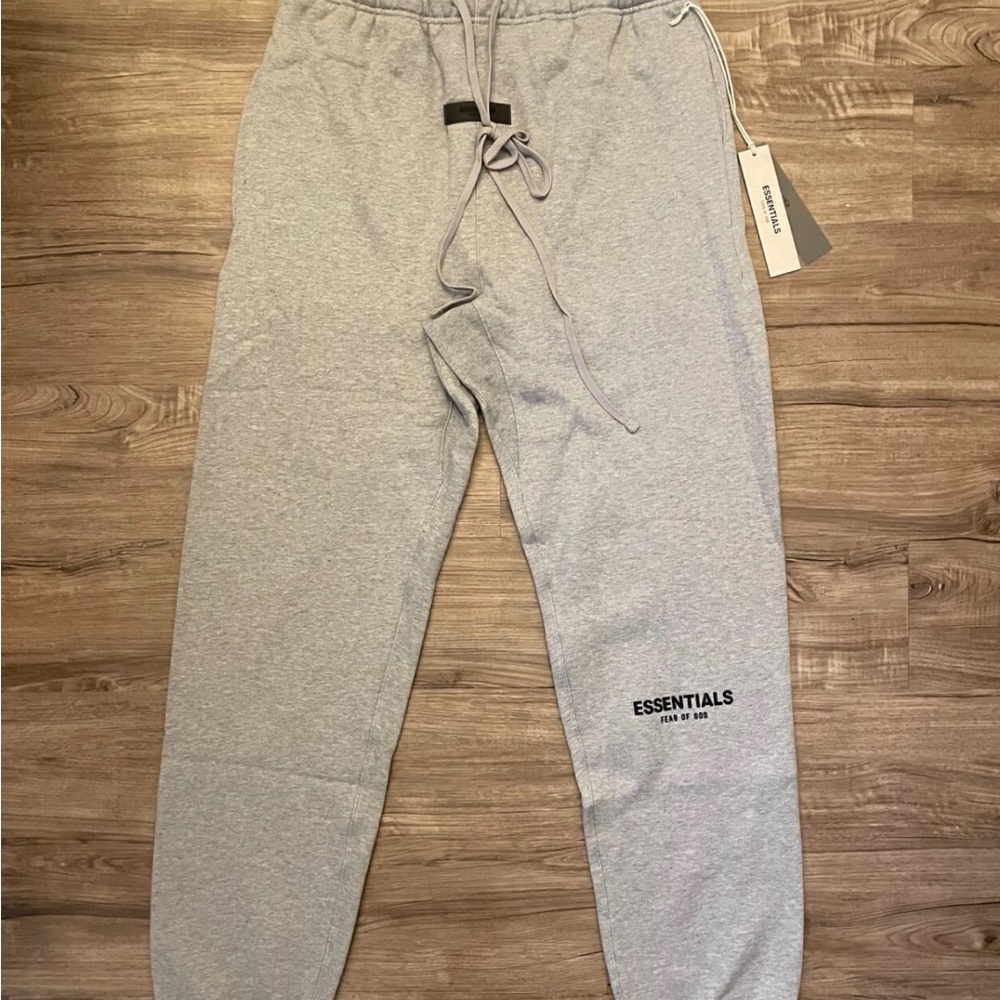 Essentials Light Gray Joggers for Men